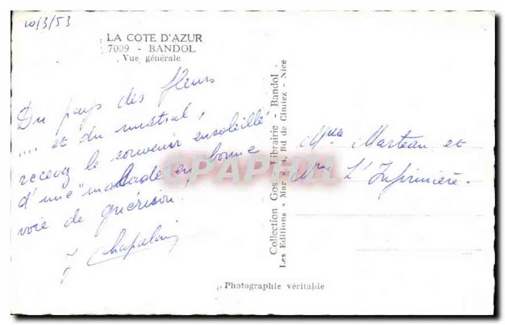 BANDOL — Vista geral — Les Éditions Mar - Verso