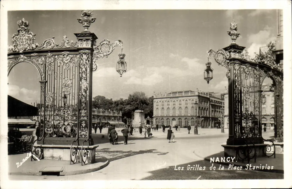 Nancy — Grille Place Stanislas — Wydawnictwo V. Roeder - Awers