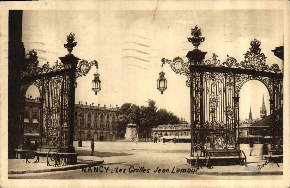 NANCY. As Grades — Jean Lamour - Frente