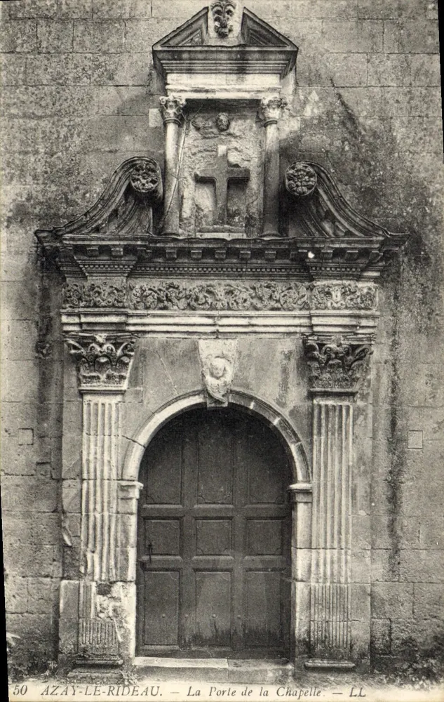 Azay-le-Rideau — Die Kapellentür — LL - Vorderseite