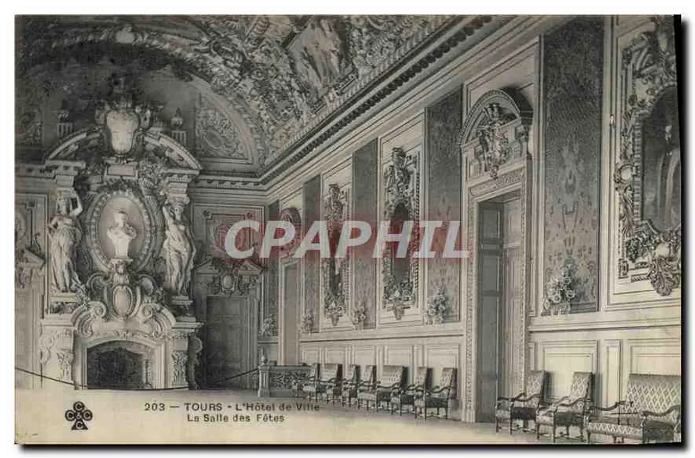 Tours - Das Rathaus - Der Saal der Feierlichkeiten - Vorderseite