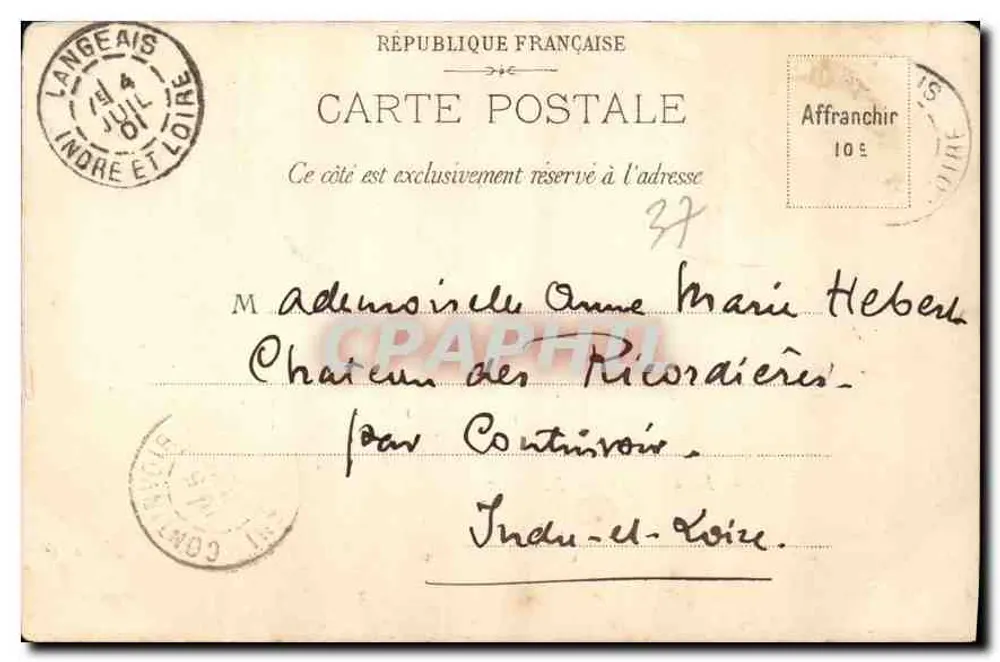 Ussé — O Castelo — FA & C° - Verso