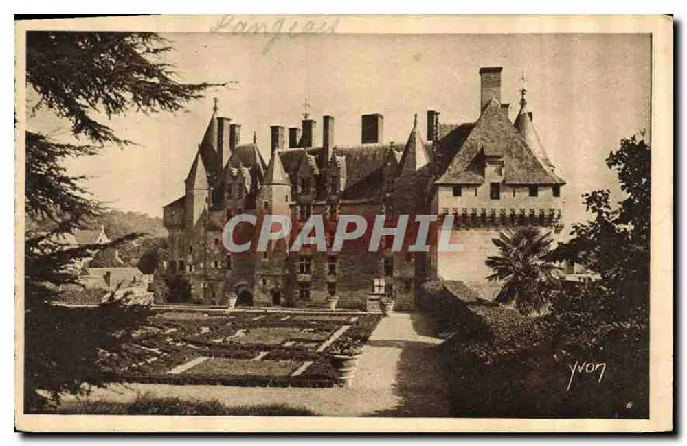 Schloss Langeais — Schlösser der Loire — Édition d'Art Yvonn, Paris - Vorderseite