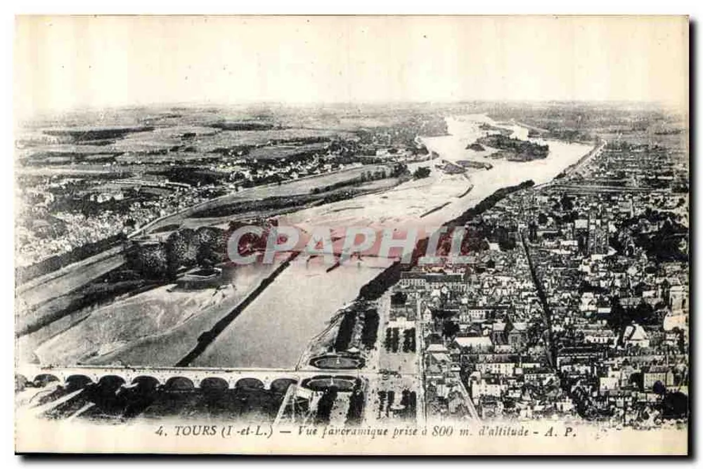 Tours (Indre-et-Loire) — Luftbild aus 800 m Höhe — A.P. - Vorderseite