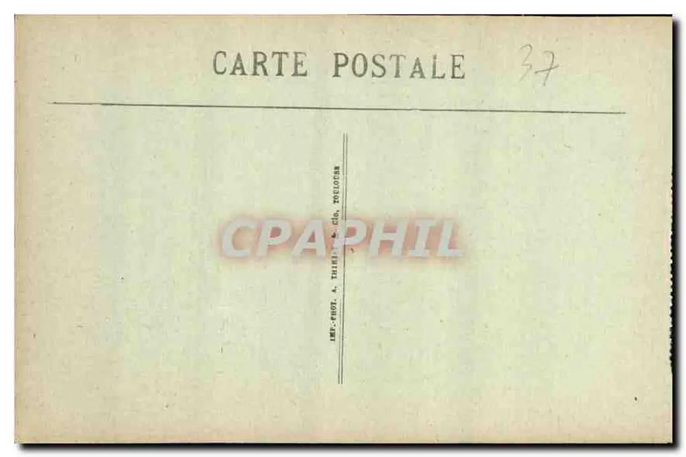 Tours (Indre-et-Loire) — Luftbild aus 800 m Höhe — A.P. - Rückseite