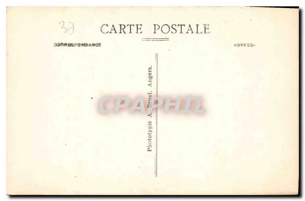 Loches (Loir-et-Cher) — La Porte des Cordeliers — A. B. - Rückseite