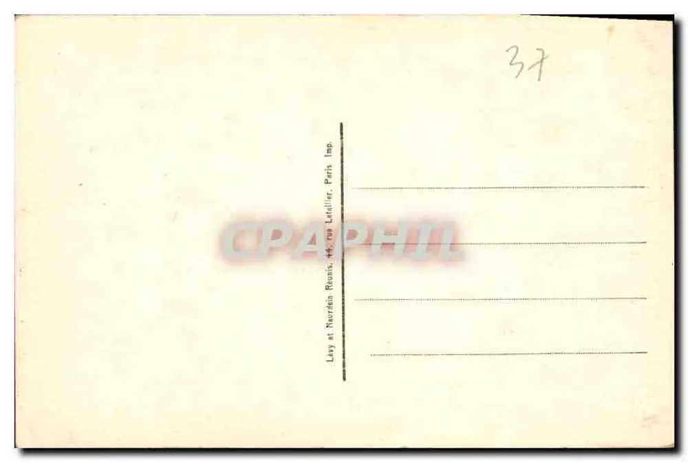 Langeais — O Castelo, fachada interna — LL. (editor) - Verso