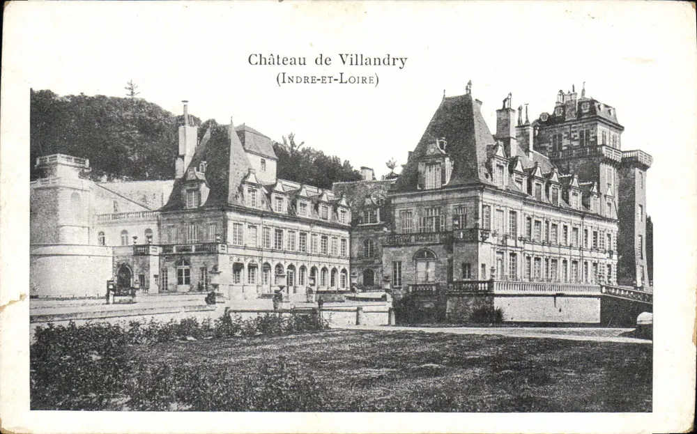 Castelo de Villandry — Indre-et-Loire — editor não identificado - Frente