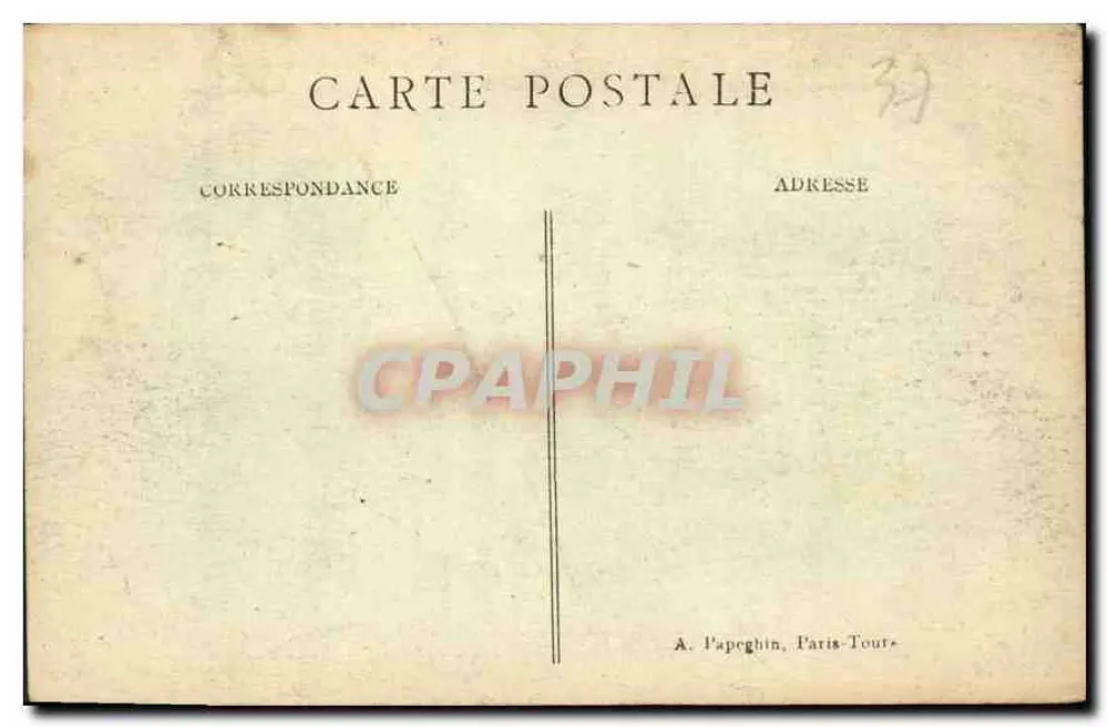 Langeais — O Castelo (Mon. hist. XIe s.) — A.P. - Verso