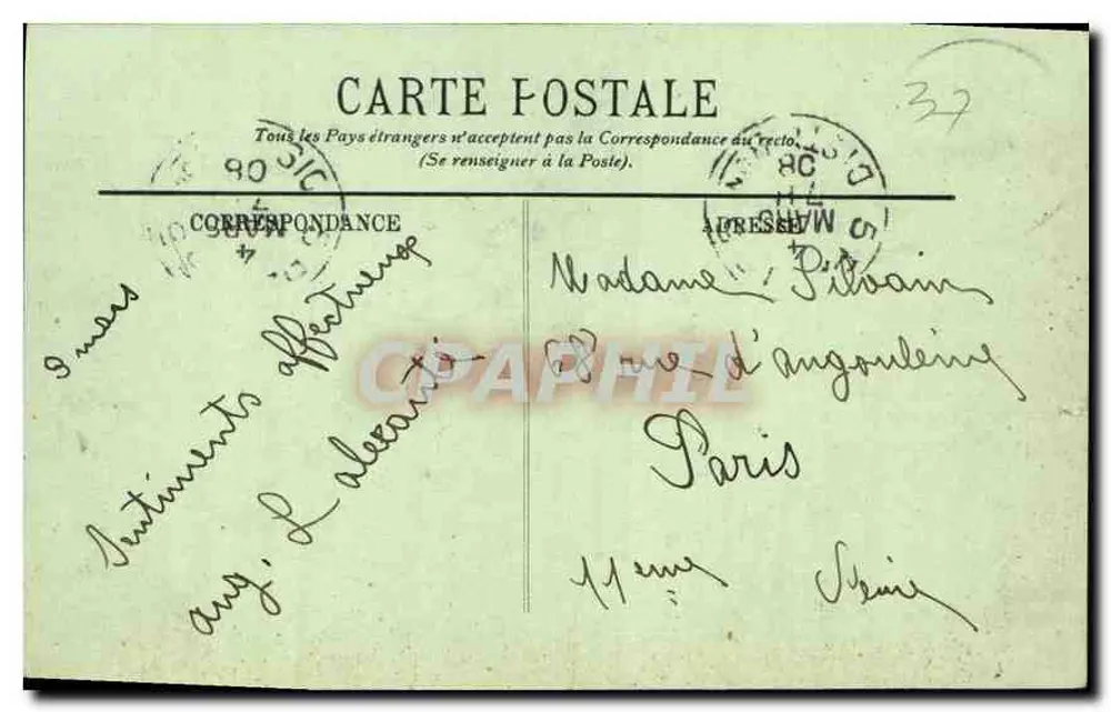LANGEAIS — Vista geral — LL. - Verso