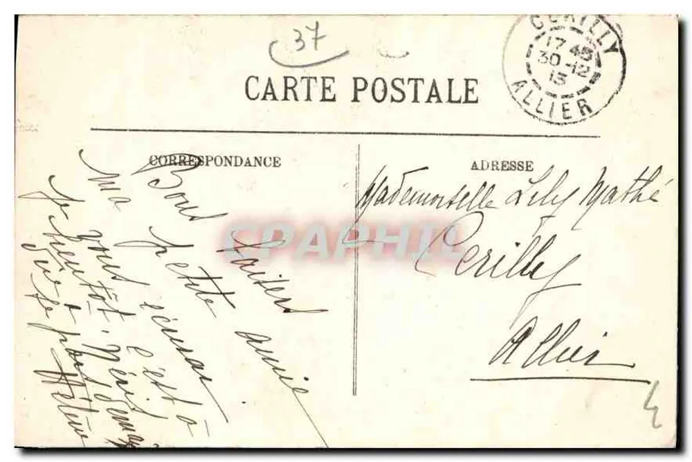 Tours — Le Cloître de la Psalette — LL n°37 - Verso