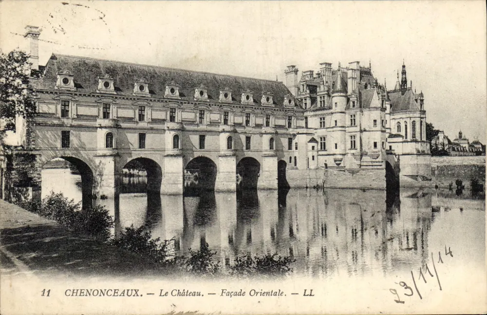 Chenonceaux — Le Château — Façade Orientale — LL - Frente