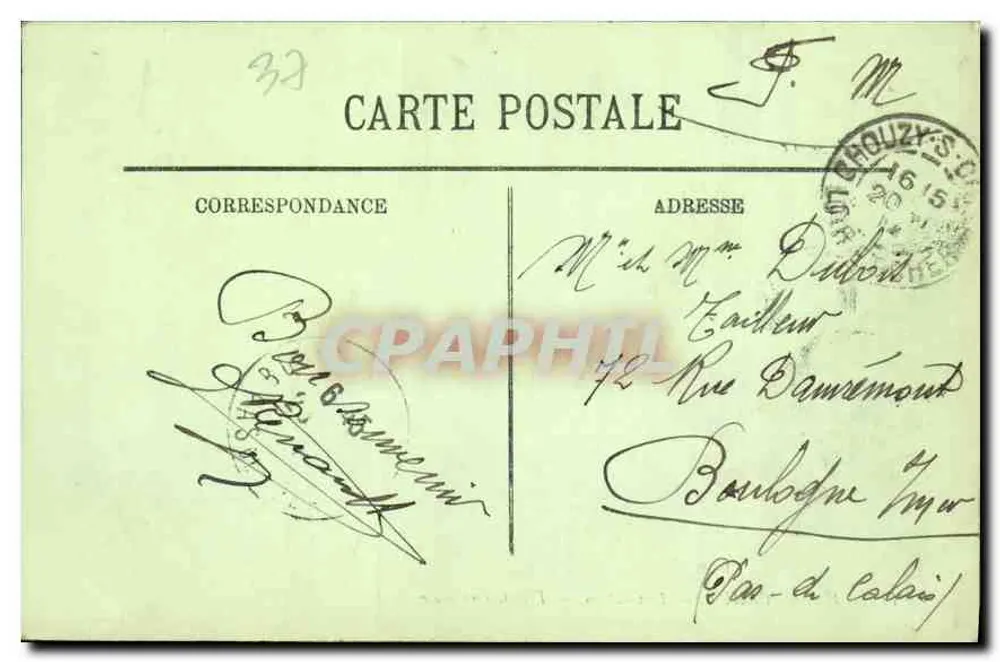 Chenonceaux — Le Château — Façade Orientale — LL - Verso