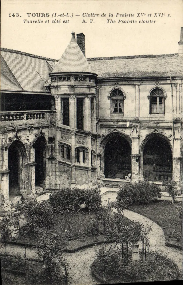 Tours (I.-et-L.) — Kloster der Psalette 15. und 16. Jahrhundert — A. P. - Vorderseite