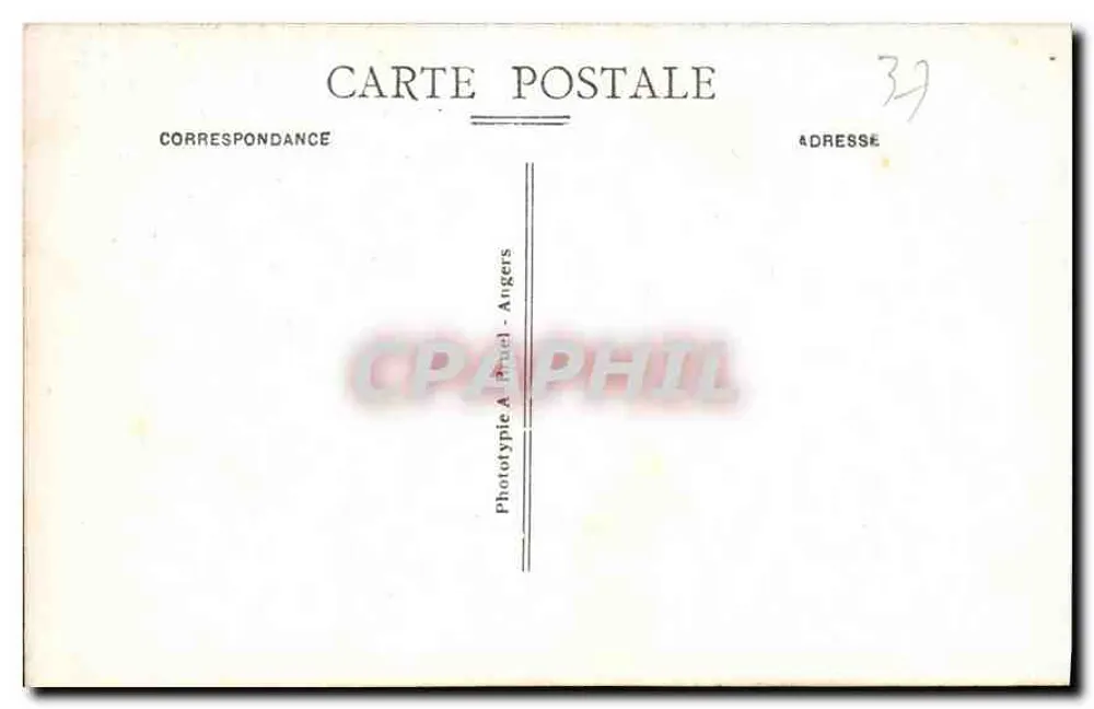 Loches (Loir-et-Cher) — Entrada do Castelo Real — A. B. - Verso