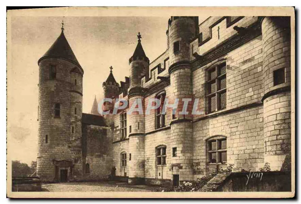 Schloss Loches — Ostseite — Edition d'Art VVO, Paris - Vorderseite