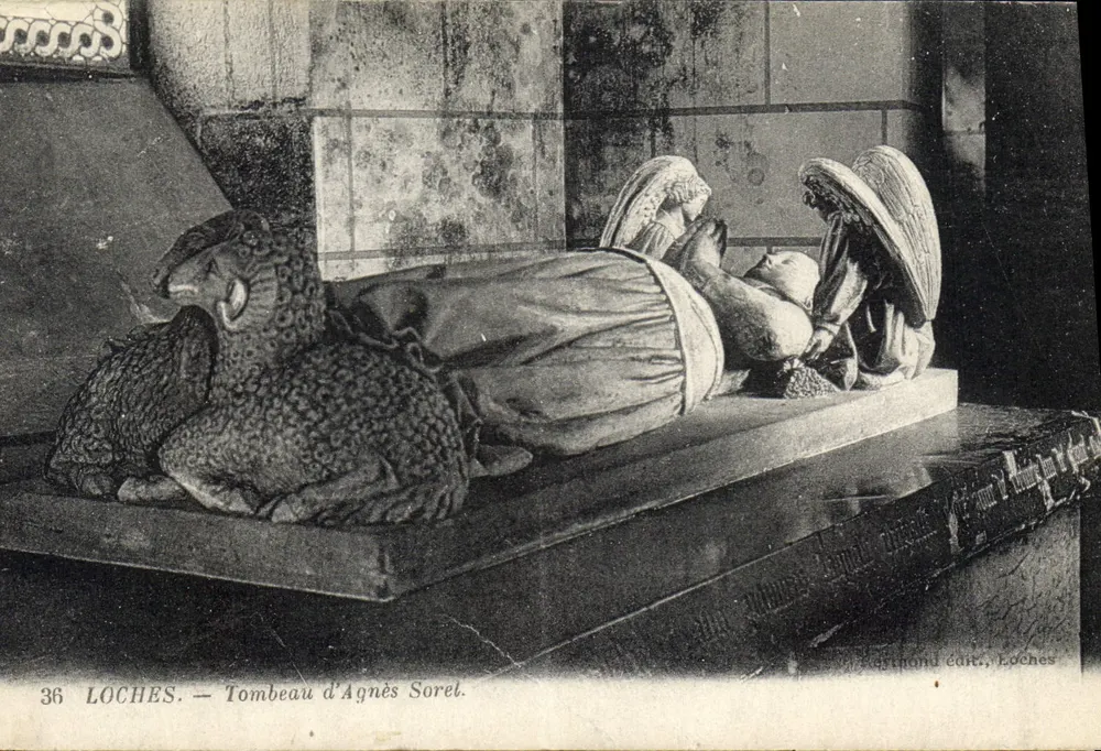 Loches — Túmulo de Agnès Sorel — editor Raymond, Loches, n°36 - Frente