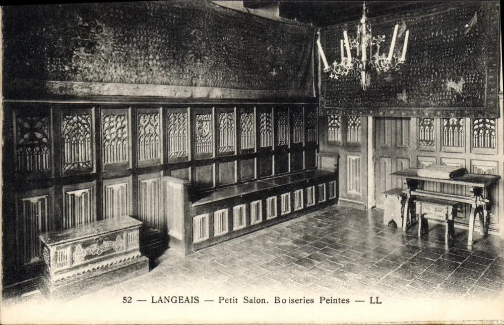 Langeais — Mały Saloon. Malowane Wymurki — LL - Awers