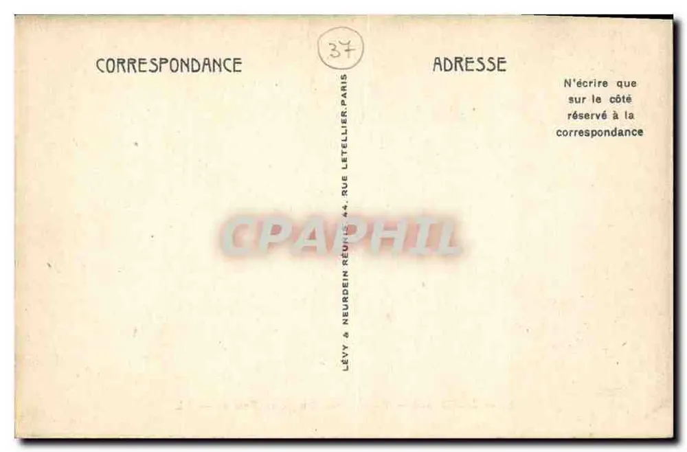 Langeais — Mały Saloon. Malowane Wymurki — LL - Rewers