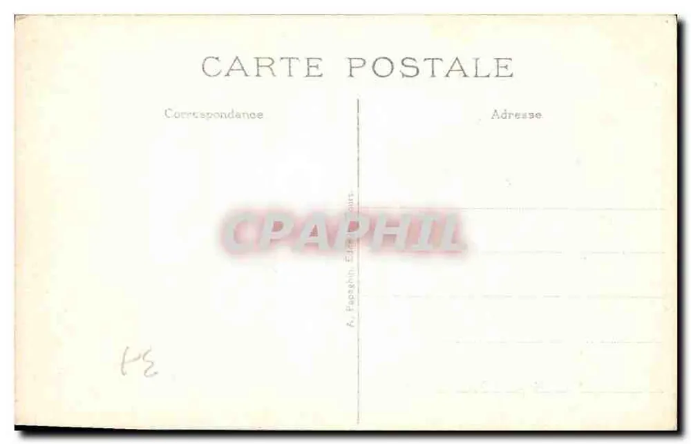 Amboise (Loire-et-Loire) — O Castelo - Capela São Huberto — A.P. - Verso