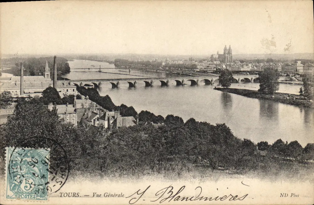 Tours — Vista Geral — Y. Blandmieres, ND Phot - Frente