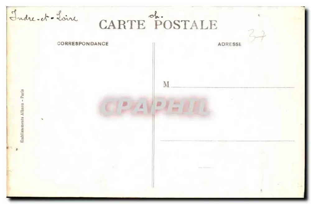 Tours — Kirche Notre-Dame-la-Riche — Innenraum — Verlag A. n°100 - Rückseite