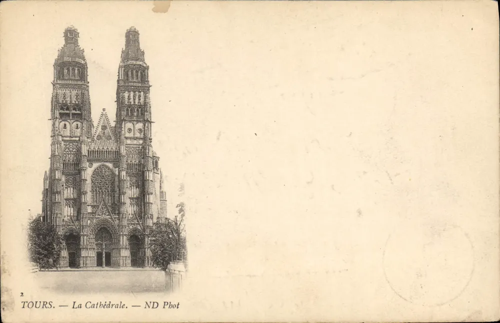 Tours — A Catedral — ND Phot - Frente