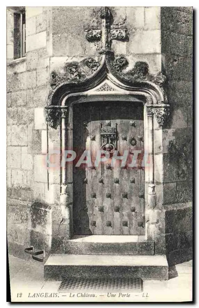 Langeais — O Castelo — Uma Porta — LL - Frente