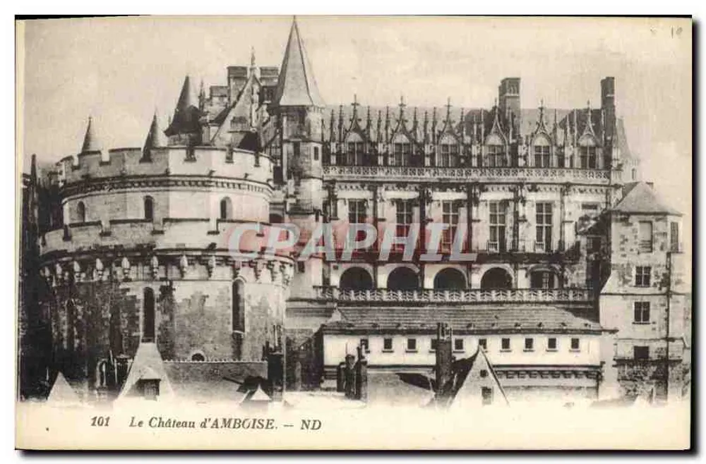 O Castelo de AMBOISE — ND — Editor: Lévy & Neubois, Paris, n° 101 - Frente