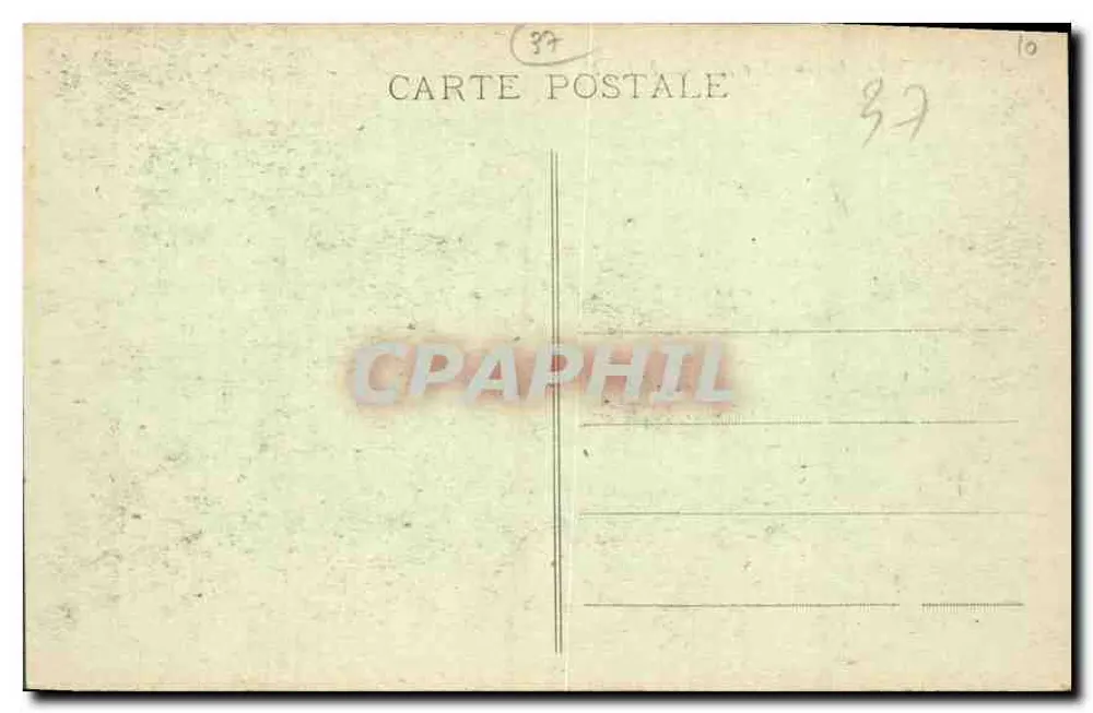 Amboise - O Castelo - Fachada de Louis XII - M. M. - Verso