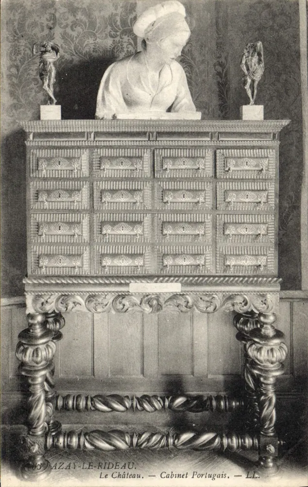 Azay-le-Rideau — Das Schloss. Portugiesisches Cabinet — LL. - Vorderseite