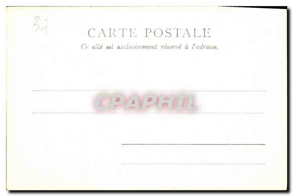 O Castelo de Chenonceaux — editor TURAY n°209 - Verso