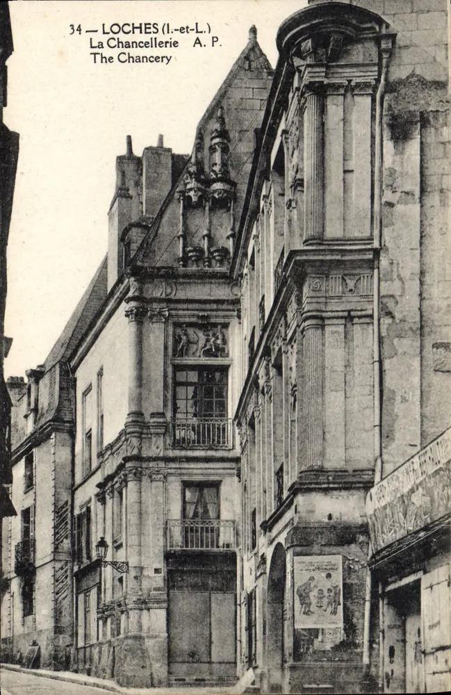Loches (Loir-et-Cher) — A Chancelaria — A. P. - Frente