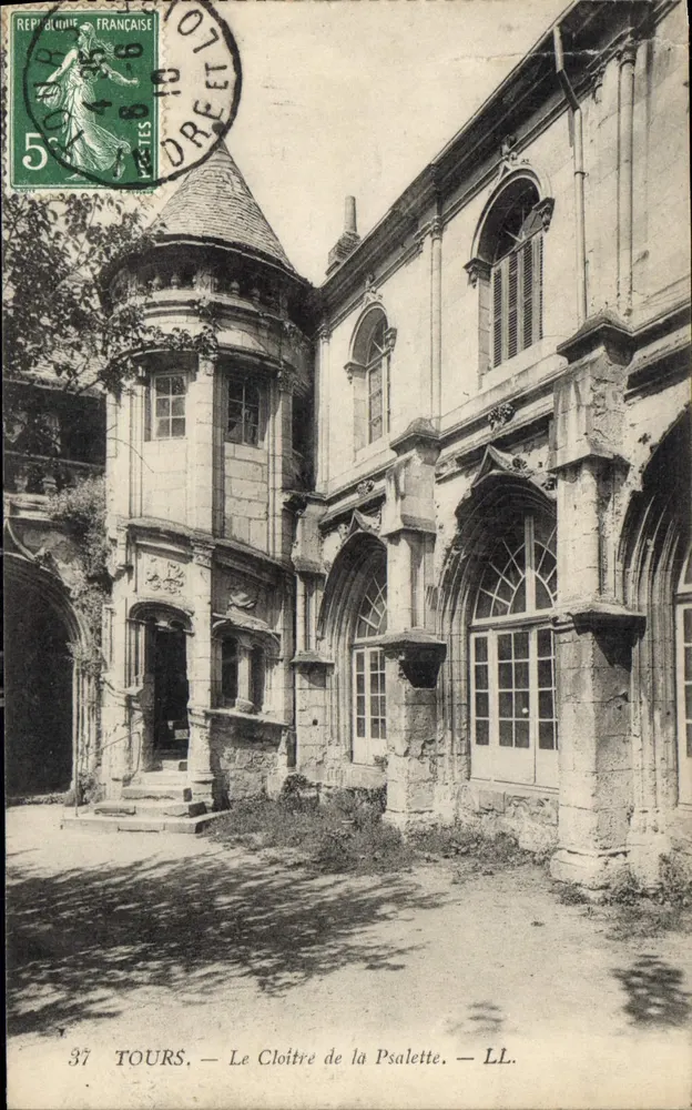 Tours — O Claustro da Psalette — LL. - Frente