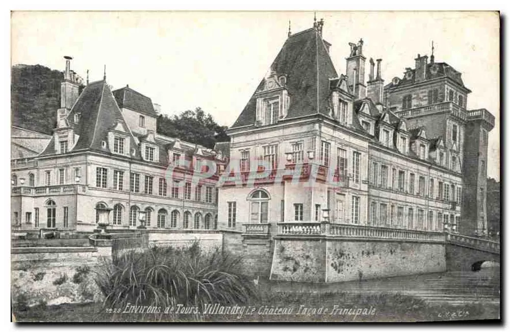 Villandry — Das Hauptschloss — L. V. à C. Posa - Vorderseite
