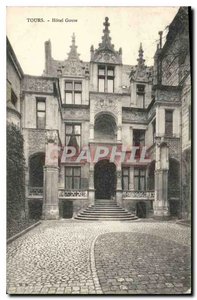 Tours - Hotel Gouin — editor B. JB - Frente