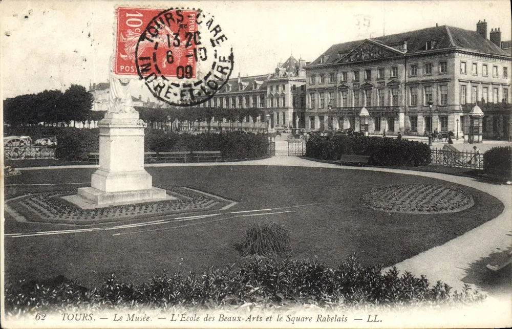 TOURS. — Das Museum. — Die Akademie der Bildenden Künste und der Rabelais-Platz — LL. - Vorderseite