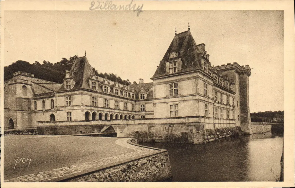 Schloss Villandry — Schlösser der Loire — Édition d'Art YVON - Vorderseite