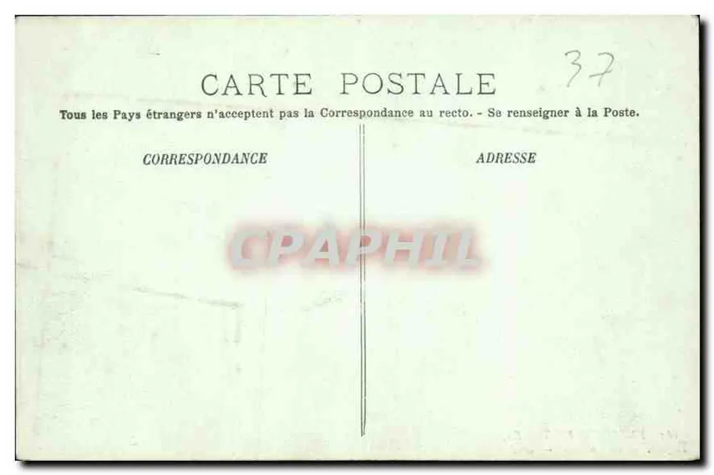 Luynes — O Castelo — LL. — N° 167 — Environs de Tours - Verso