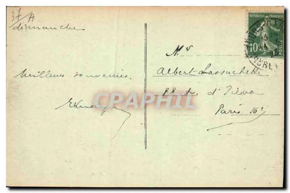 Tours (Indre-et-Loire) — O Ponte Wilson — Graphiti, n° 9024 - Verso