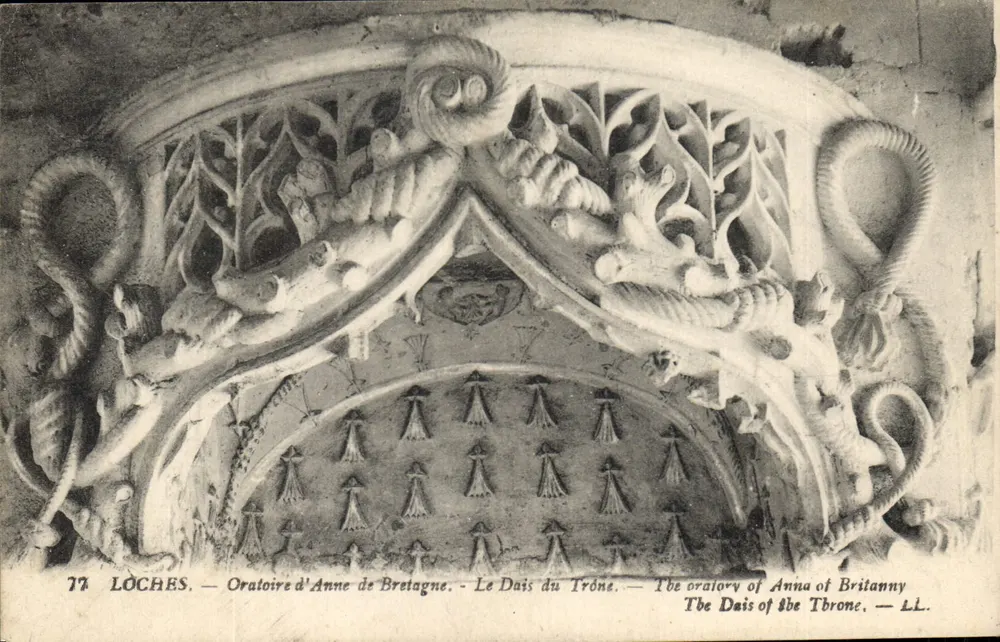 Loches — Oratorium von Anne von Bretagne — Der Thronschirm - Vorderseite