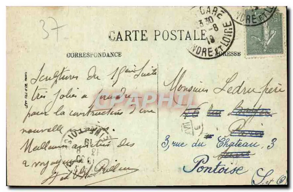 Loches — Oratorium von Anne von Bretagne — Der Thronschirm - Rückseite