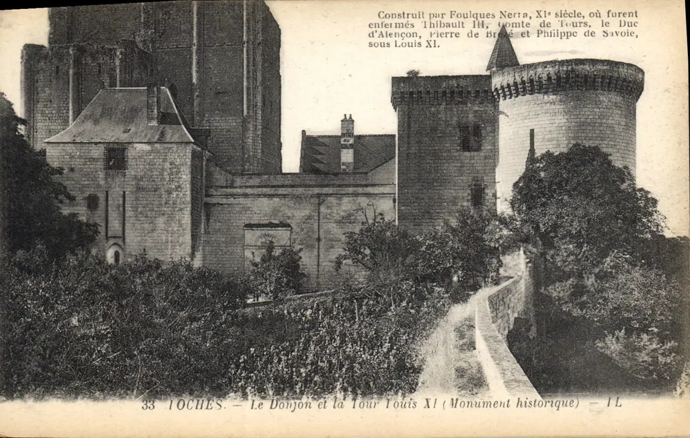 Locches — Der Bergfried und Turm Louis XI (Historisches Denkmal) — Verlag Levy Fils et Cie, Paris-Vernièlles, n°33 - Vorderseite