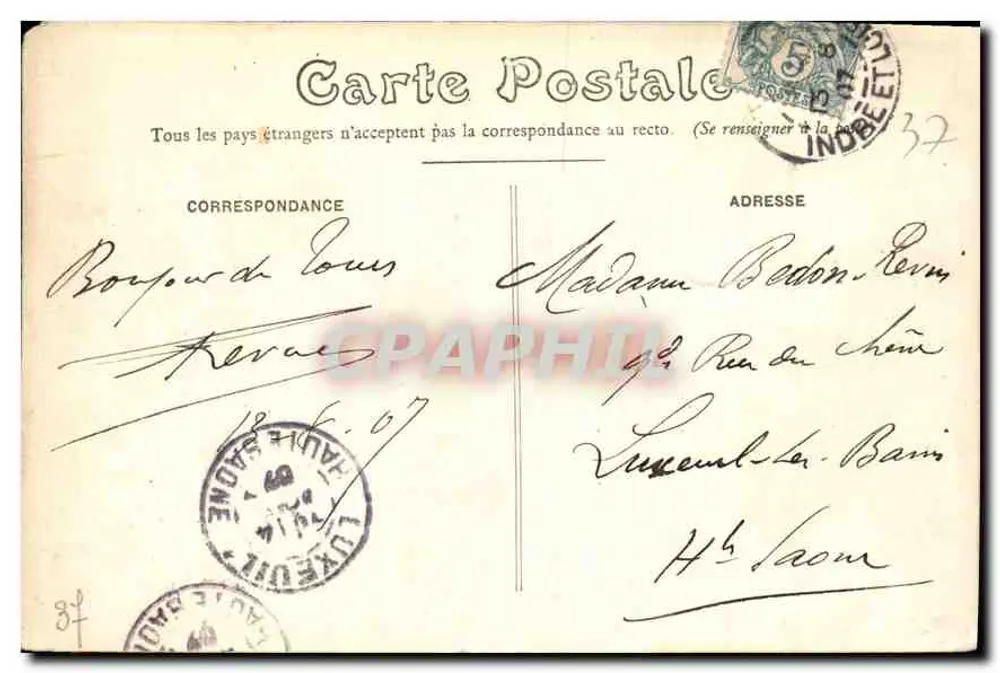 Tours — Vista geral — Grand Bazar, Tours - Verso