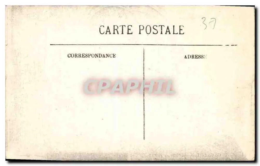 Chenonceaux — O Vestíbulo do Castelo — LL 45 - Verso