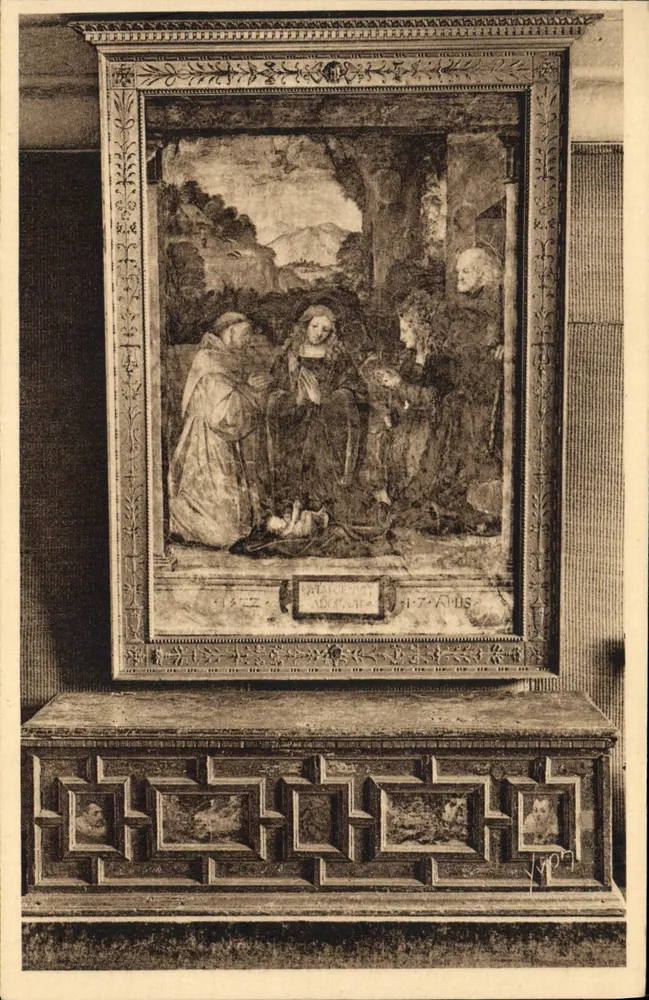 Freske von Luini (16. Jahrhundert) — Schloss Langeais (15. Jahrhundert) — Les Éditions d'Art Yvonne, Paris - Vorderseite