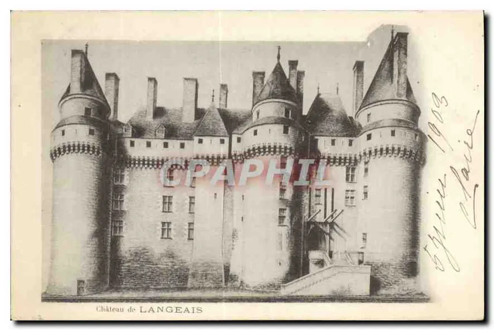 Castelo de Langeais — vista do castelo - Frente