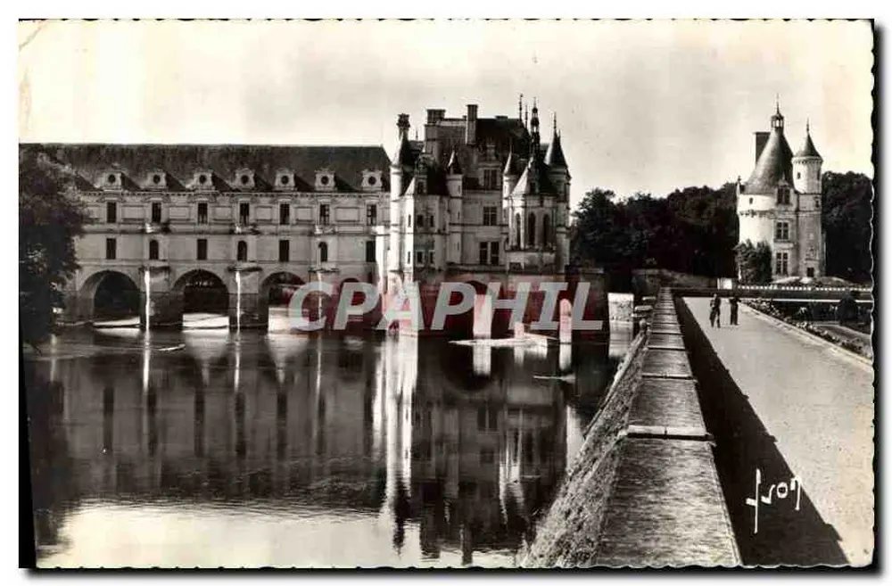 Castelo de Chenonceau — às margens do Cher — Les Éditions d'Art - Frente