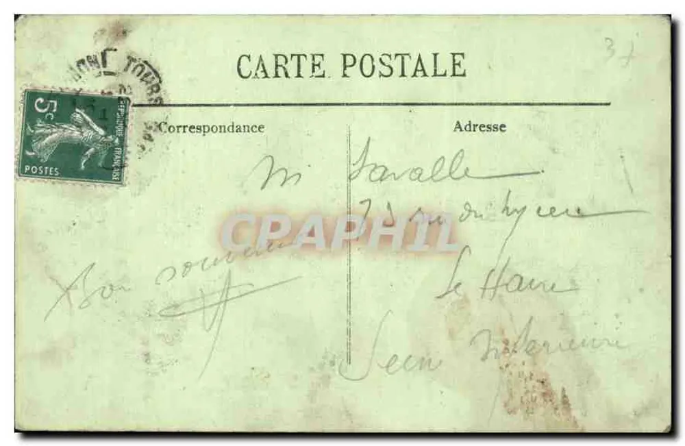 Tours — Vista geral — LL. — N°7 - Verso