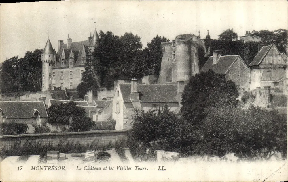 Montrésor — Schloss und alte Türme — LL. - Vorderseite